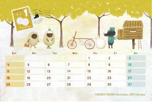 2015 オリジナルカレンダー 1月