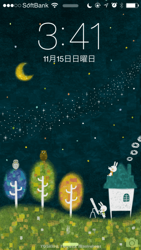 iPhone壁紙11月 milkey way